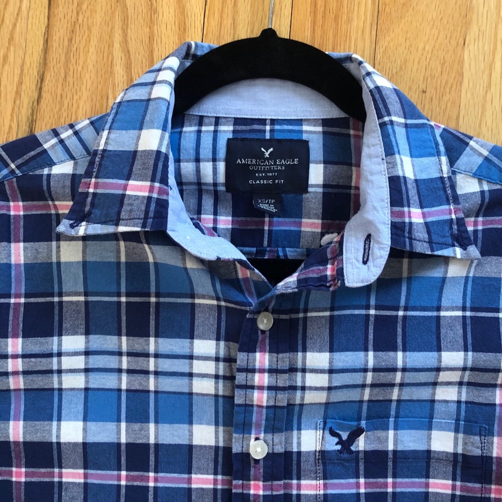 American Eagle Plaid Shirt - Picture 4 of 5